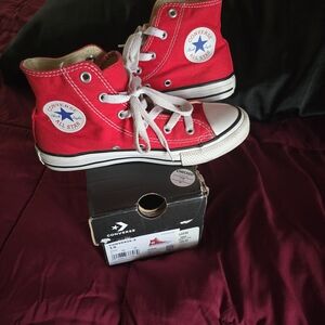 Converse Kids Bright Red High-Tops
